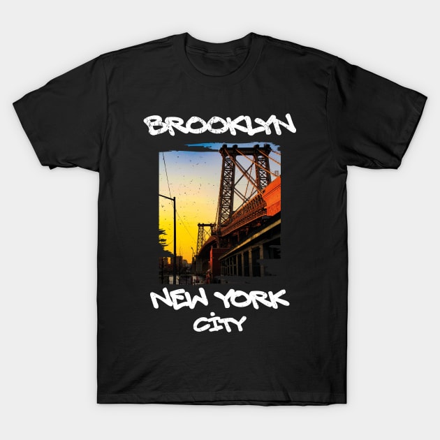 Brooklyn New York City T-Shirt by ForeverVarsity